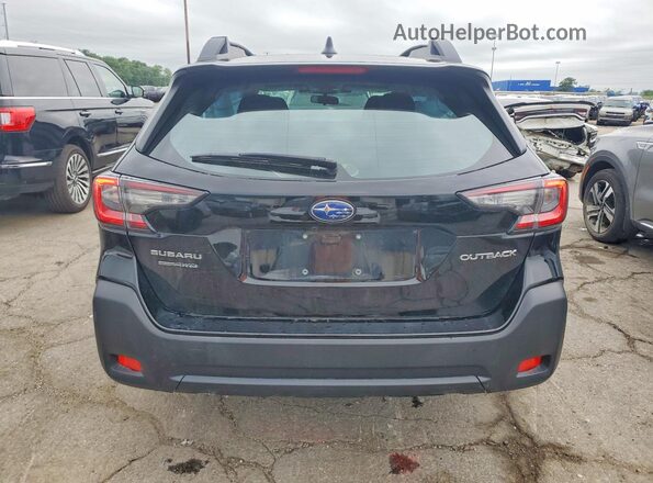 4S4BTAAC5R3287101 2024 SUBARU OUTBACK Black Հետևի տեսք