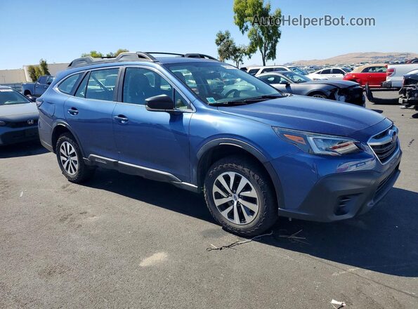 4S4BTAAC6L3138316 2020 SUBARU OUTBACK Blue Przód prawy