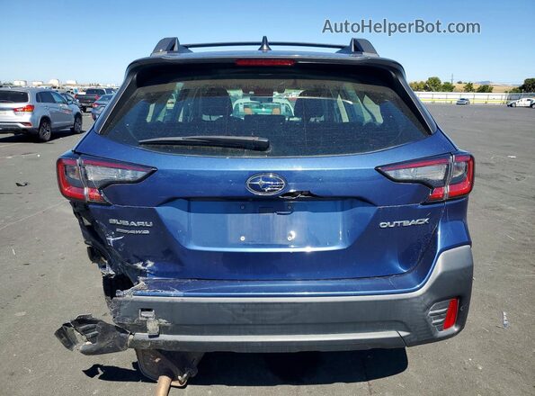 4S4BTAAC6L3138316 2020 SUBARU OUTBACK Blue Widok z tyłu