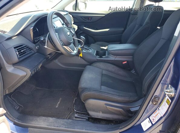 4S4BTAAC6L3138316 2020 SUBARU OUTBACK Blue Widok wnętrza z przodu