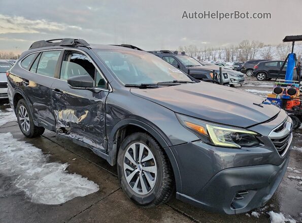 4S4BTAAC7L3151916 2020 SUBARU OUTBACK Серый Передняя правая четверть