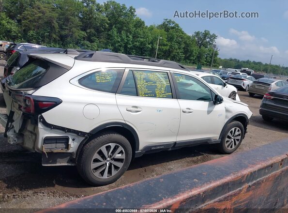 4S4BTAAC8L3239325 2020 SUBARU OUTBACK Белый Вид задней части салона