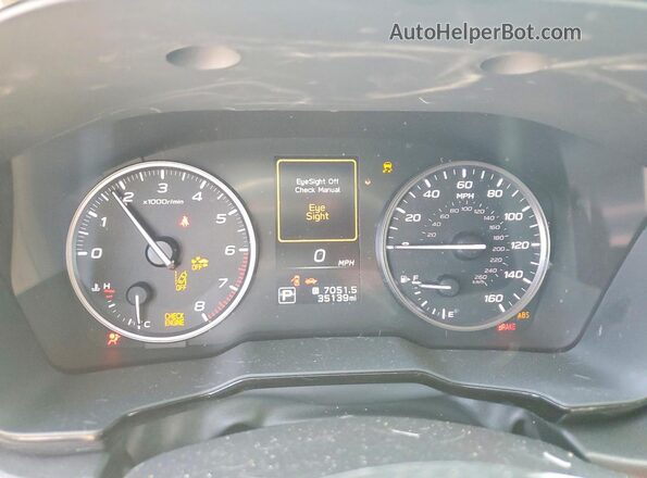 4S4BTAAC9S3101940 2025 SUBARU OUTBACK White ხელსაწყოთა პანელის ხედი