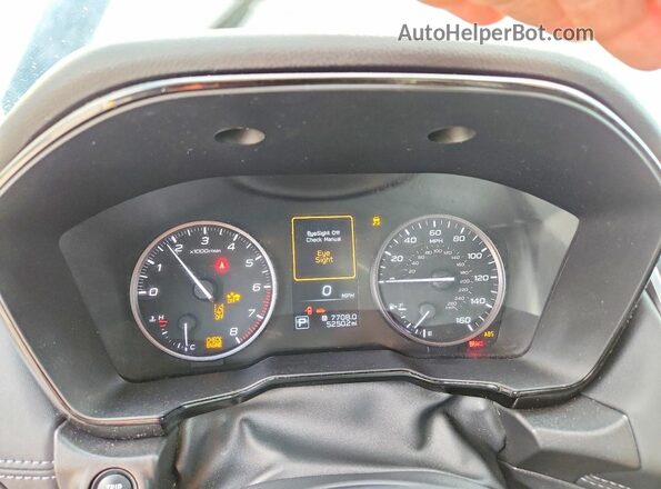 4S4BTAACXP3128099 2023 SUBARU OUTBACK Black Вид щитка приладів
