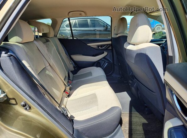 4S4BTACC0L3169302 2020 SUBARU OUTBACK Зеленый Вид задней части салона