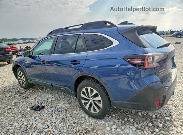 4S4BTACC0L3172698 2020 SUBARU OUTBACK Синий Задняя левая четверть