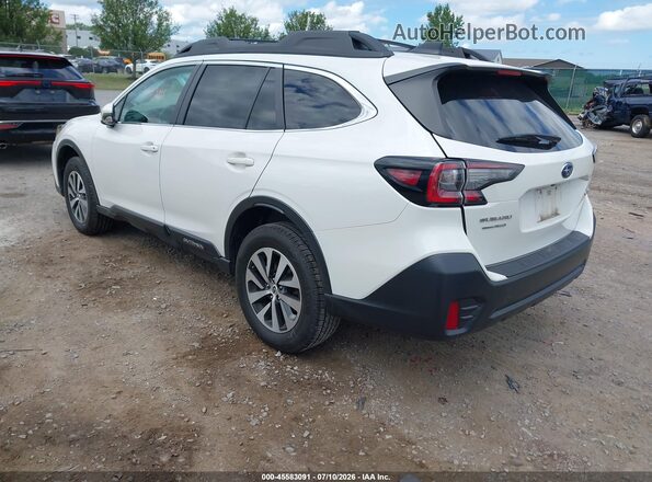 4S4BTACC0L3255578 2020 SUBARU OUTBACK White უკანა მარცხენა
