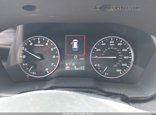 4S4BTACC0L3255578 2020 SUBARU OUTBACK White უკანა სავარძლების ხედი