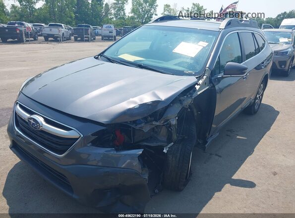 4S4BTACC1N3201600 2022 SUBARU OUTBACK Gray Передня ліва чверть