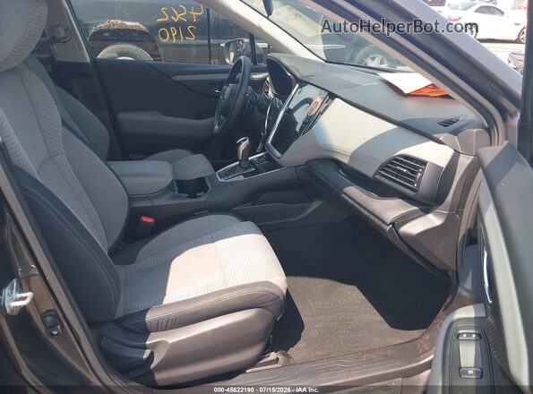 4S4BTACC1N3201600 2022 SUBARU OUTBACK Gray Вид салону спереду