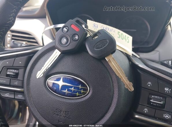 4S4BTACC1N3201600 2022 SUBARU OUTBACK Gray Вид панелі приладів
