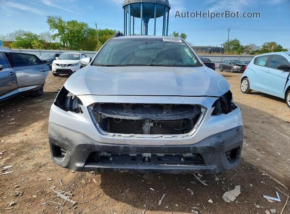 4S4BTACC2L3105956 2020 SUBARU OUTBACK Silver Front view