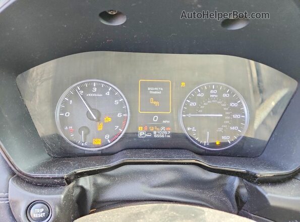 4S4BTACC2L3105956 2020 SUBARU OUTBACK Silver Instrument cluster view