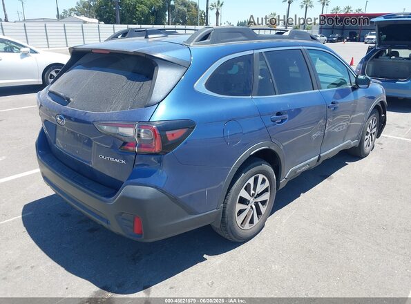 4S4BTACC2L3250799 2020 SUBARU OUTBACK Blue Հետևի աջ