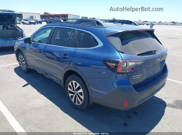 4S4BTACC2L3250799 2020 SUBARU OUTBACK Blue Հետևի ձախ