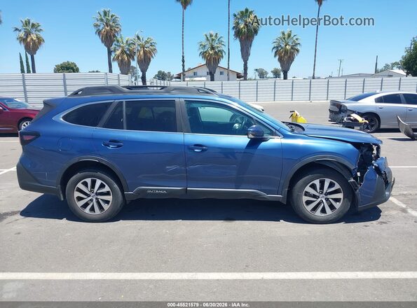 4S4BTACC2L3250799 2020 SUBARU OUTBACK Blue Սալոնի 360 աստիճան տեսք