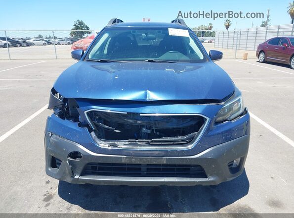 4S4BTACC2L3250799 2020 SUBARU OUTBACK Blue Սալոնի հետևի տեսք