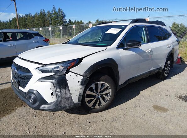 4S4BTACC2R3242940 2024 SUBARU OUTBACK White Vista tres cuartos delantera izquierda