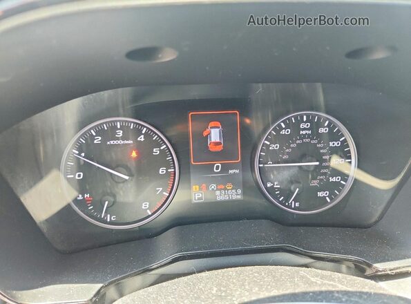 4S4BTACC3L3132177 2020 SUBARU OUTBACK White ხელსაწყოთა პანელის ხედი