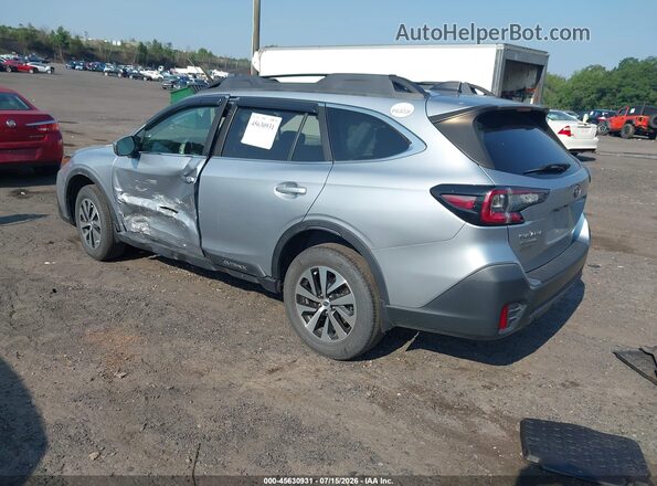 4S4BTACC3M3149949 2021 SUBARU OUTBACK Silver Задня ліва чверть