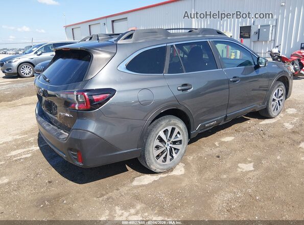 4S4BTACC3M3172552 2021 SUBARU OUTBACK Gray Հետևի աջ