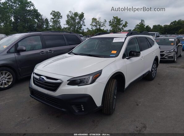4S4BTACC3N3280803 2022 SUBARU OUTBACK White წინა მარცხენა ხედი სამი მეოთხედიდან