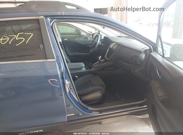 4S4BTACC4L3206402 2020 SUBARU OUTBACK Blue Front interior view