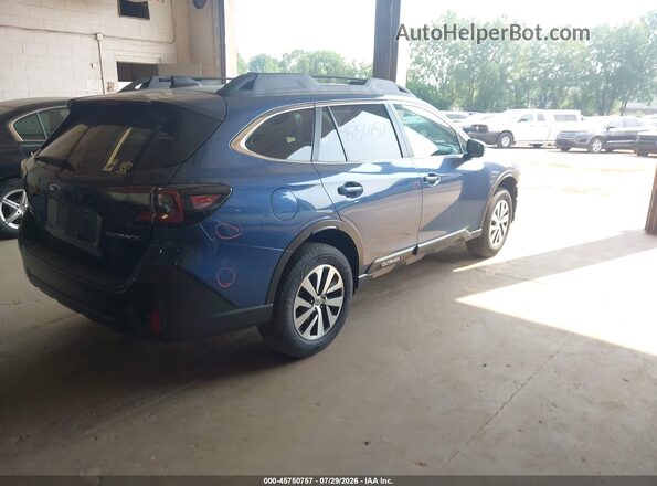 4S4BTACC4L3206402 2020 SUBARU OUTBACK Blue Rear right