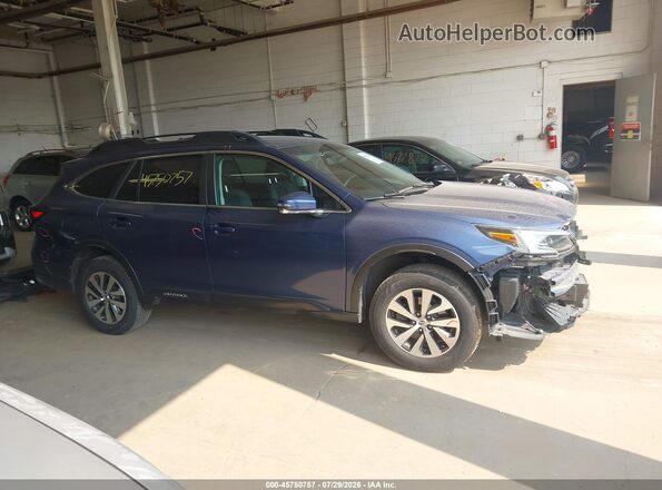 4S4BTACC4L3206402 2020 SUBARU OUTBACK Blue Rear interior view