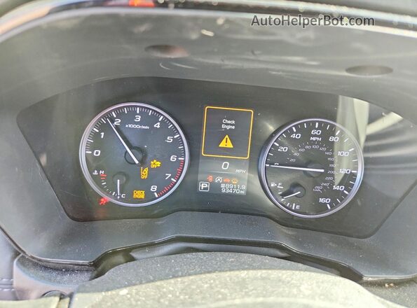 4S4BTACC4M3153170 2021 SUBARU OUTBACK Серебряный Вид щитка приборов