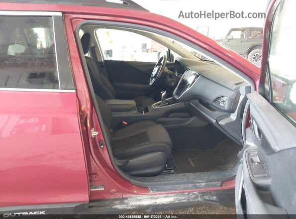 4S4BTACC4N3101393 2022 SUBARU OUTBACK Red Սալոնի դիմացի տեսք