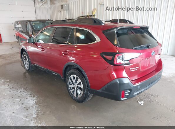 4S4BTACC4N3101393 2022 SUBARU OUTBACK Red Հետևի ձախ