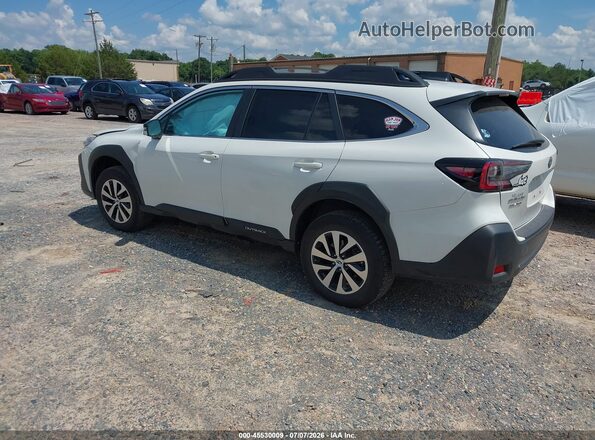 4S4BTACC4S3287903 2025 SUBARU OUTBACK White Trasero izquierdo