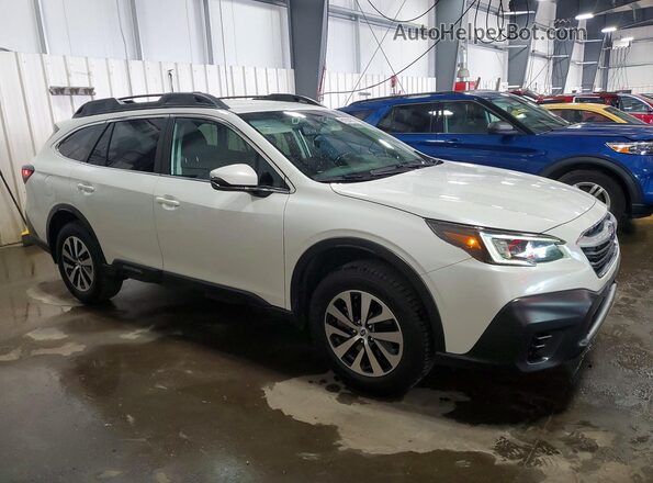 4S4BTACC6M3193041 2021 SUBARU OUTBACK White Przód prawy