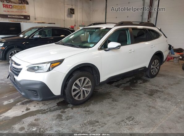 4S4BTACC7N3239123 2022 SUBARU OUTBACK Белый Передняя левая четверть