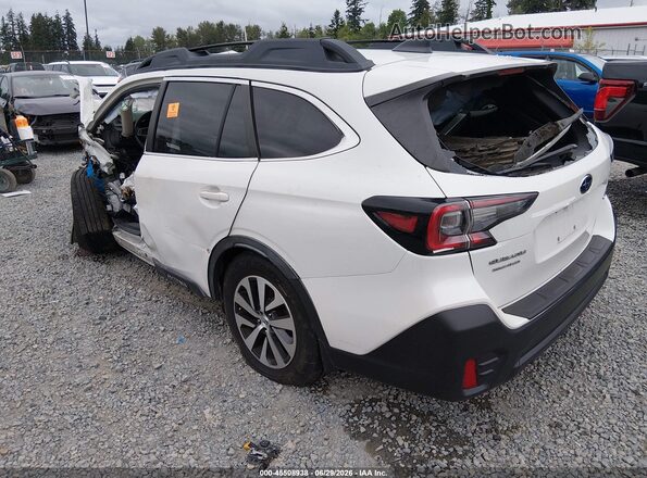 4S4BTACC8L3106609 2020 SUBARU OUTBACK White Tył lewy