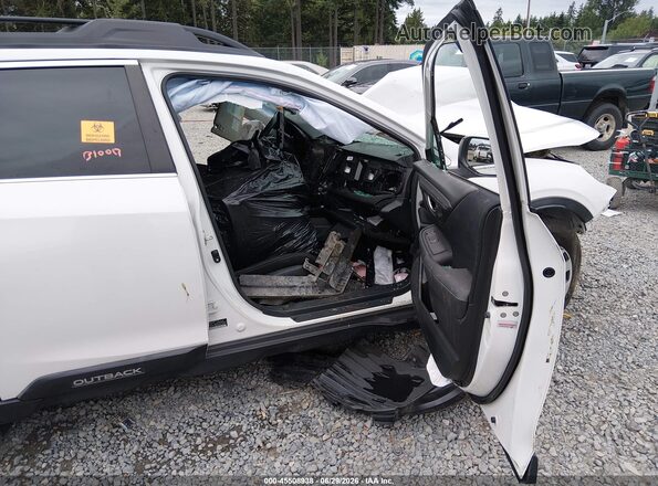 4S4BTACC8L3106609 2020 SUBARU OUTBACK White Widok wnętrza z przodu