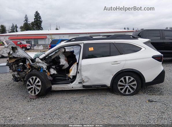 4S4BTACC8L3106609 2020 SUBARU OUTBACK White Widok wnętrza z tyłu