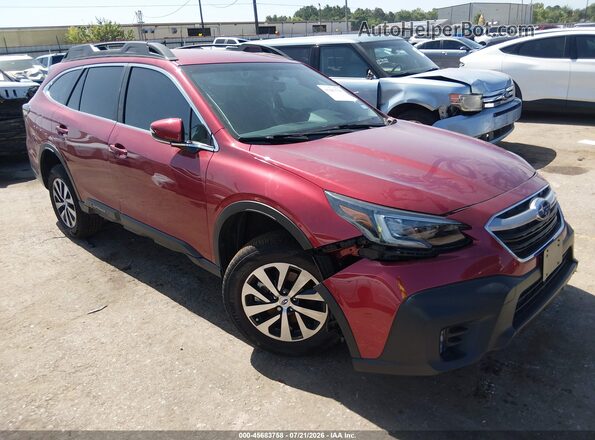 4S4BTACC8L3124463 2020 SUBARU OUTBACK Red 360 interior view