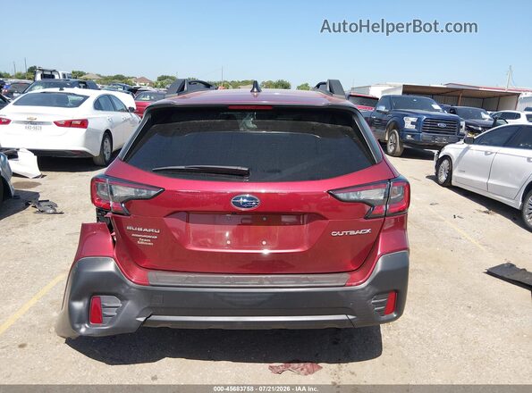 4S4BTACC8L3124463 2020 SUBARU OUTBACK Red 