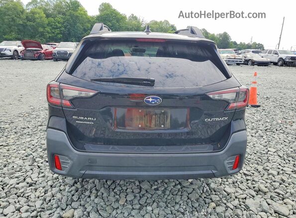 4S4BTACC8L3124611 2020 SUBARU OUTBACK Черный Вид сзади