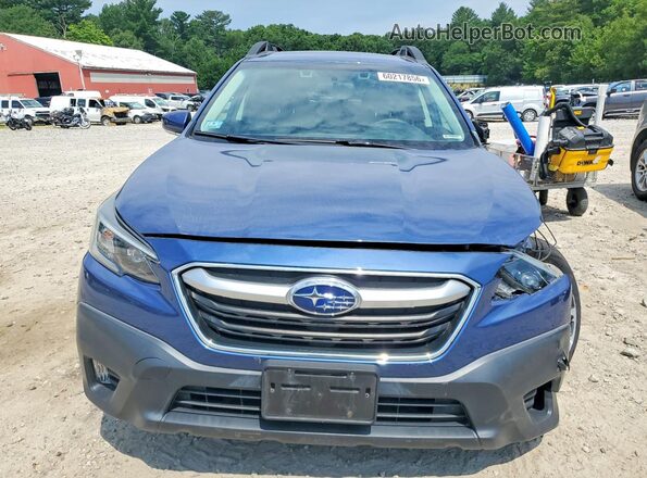 4S4BTACC8L3258552 2020 SUBARU OUTBACK Blue Widok z przodu