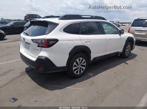 4S4BTACC8R3154586 2024 SUBARU OUTBACK White უკანა მარჯვენა