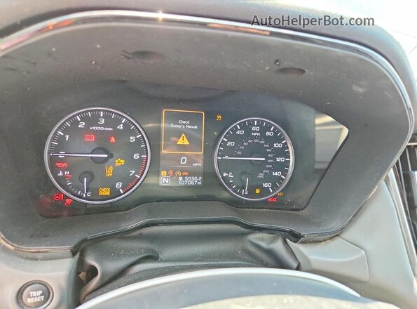4S4BTACC9L3247494 2020 SUBARU OUTBACK Black Vista del cuadro de instrumentos