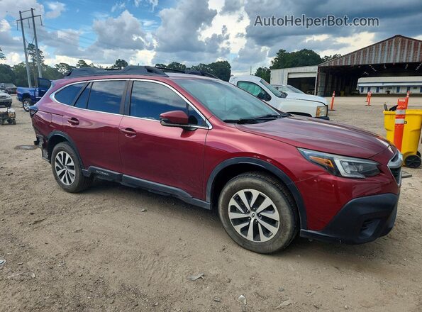 4S4BTACC9M3120410 2021 SUBARU OUTBACK Red Առջևի աջ