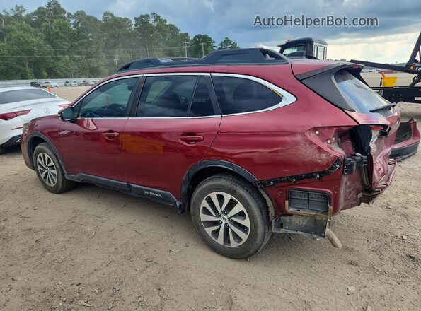 4S4BTACC9M3120410 2021 SUBARU OUTBACK Red Հետևի ձախ