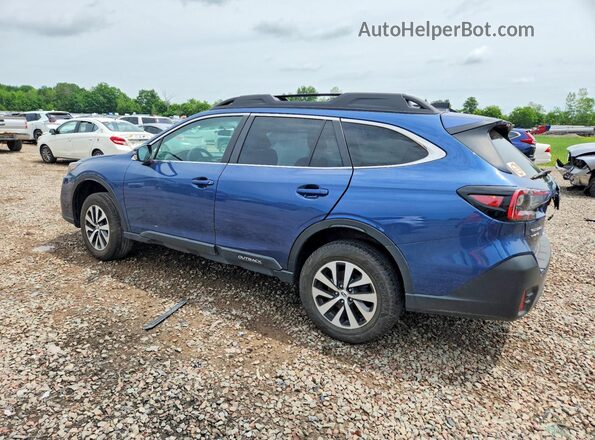 4S4BTADC0N3214157 2022 SUBARU OUTBACK Синий Задняя левая четверть