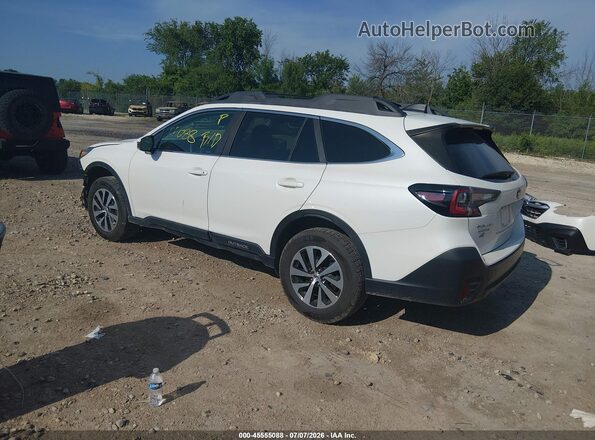 4S4BTADC1M3144201 2021 SUBARU OUTBACK White Rear left