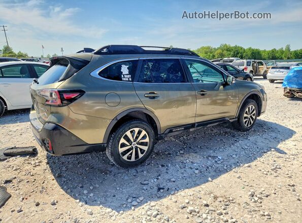 4S4BTADC1M3222928 2021 SUBARU OUTBACK Green Rear right