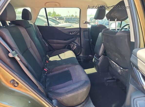 4S4BTADC1M3222928 2021 SUBARU OUTBACK Green Rear seats view